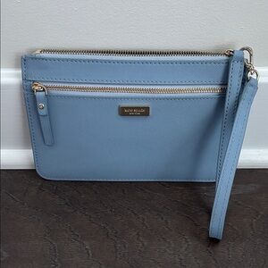 Kate Spade NY Staci wristlet, saffiano leather,zip top,4 card slots,zip front